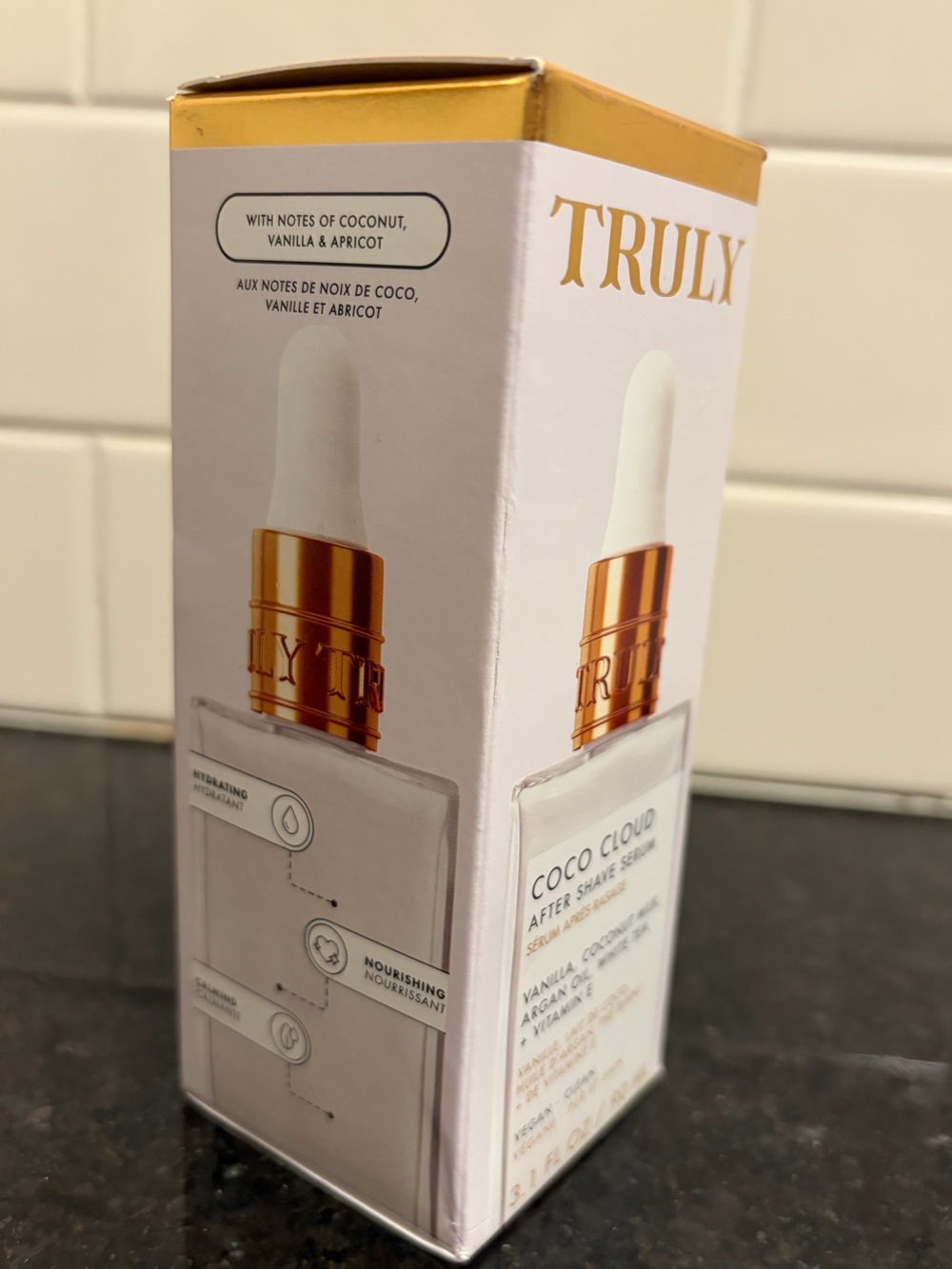 Truly - “Coco Cloud “After Shave Serum (Size: 3.1 fl oz) - New in Box - Picture 4 of 15